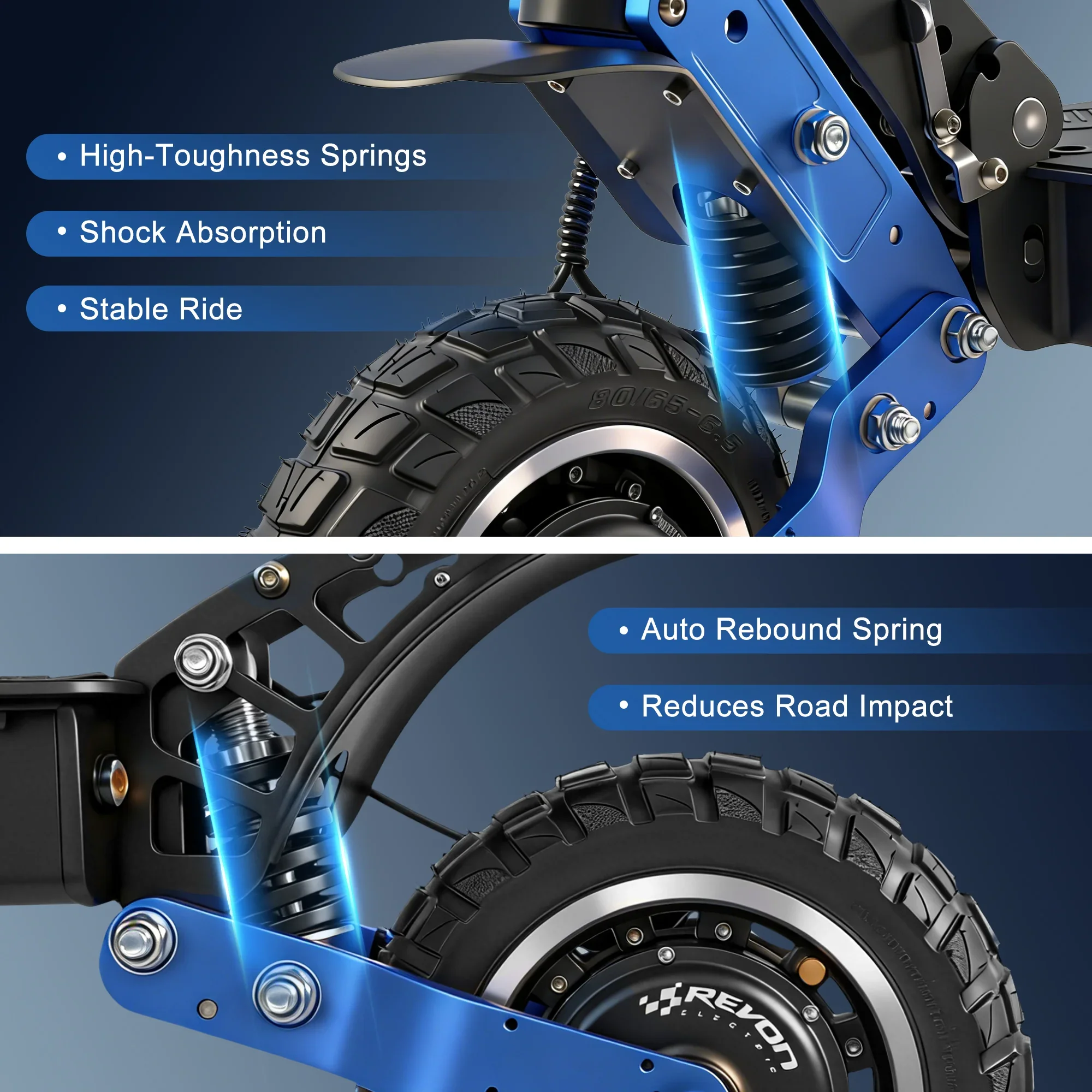 Solar - Revon H1 Electric Scooter view 5